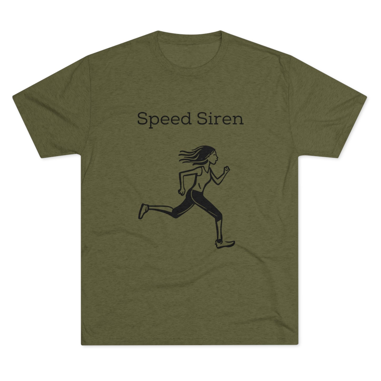 Speed Siren - Tri-Blend Crew Tee