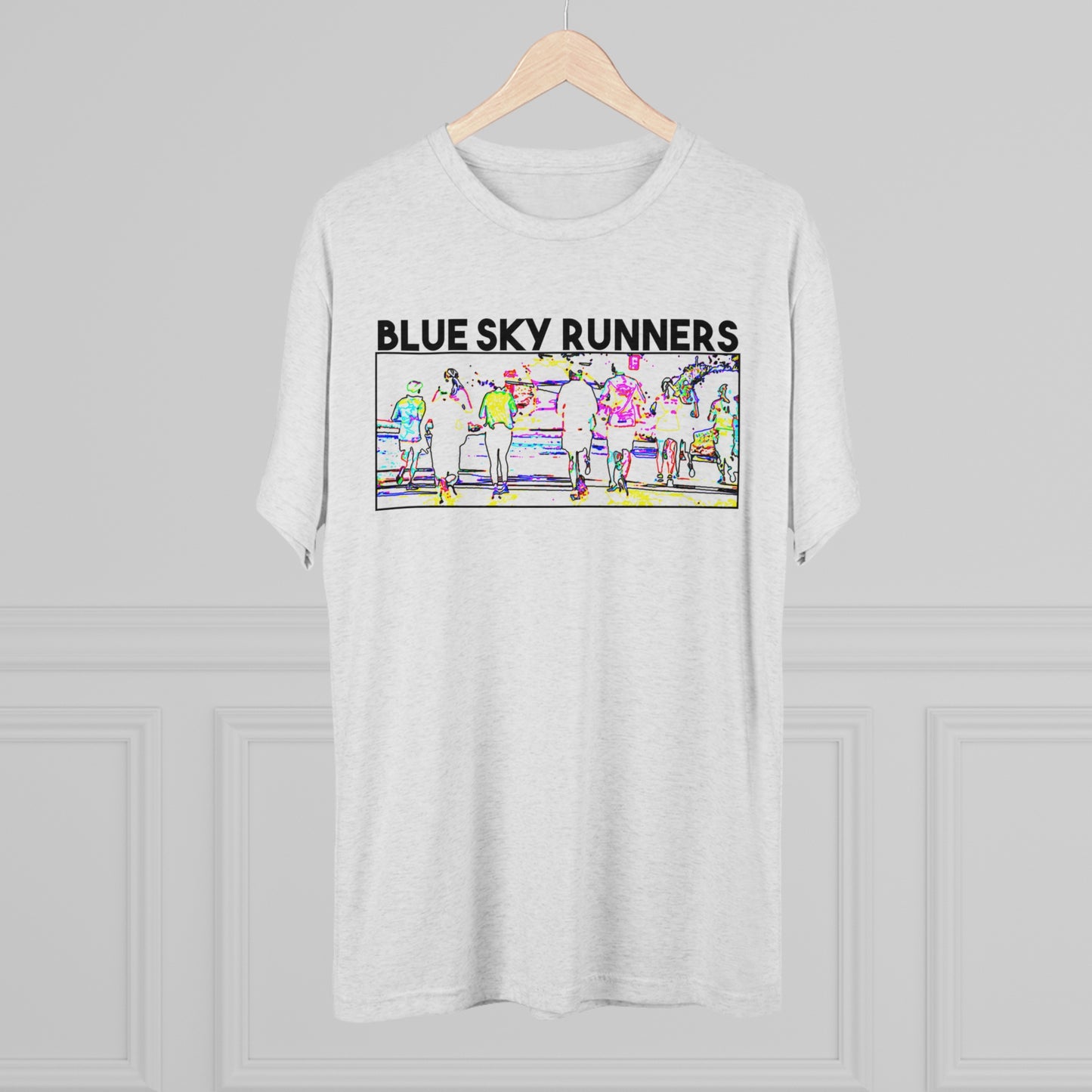 Run Club Unisex Tri-Blend Crew Tee