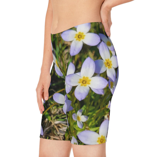 Fairy Flowers - Bike Shorts