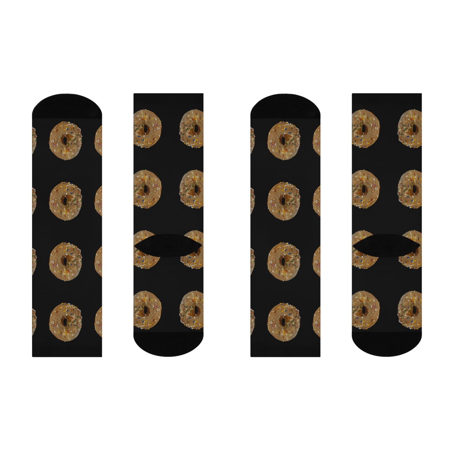 Maple Donut - Cushioned Crew Socks - Unisex