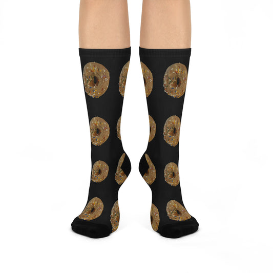 Maple Donut - Cushioned Crew Socks - Unisex