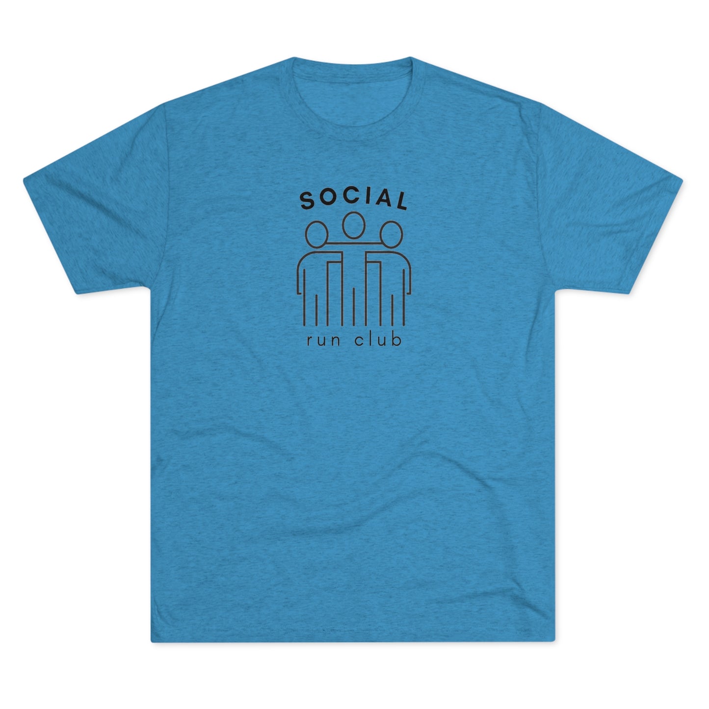 Social Run Club Unisex Tri-Blend Crew Tee