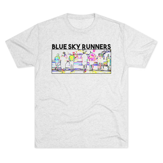 Run Club Unisex Tri-Blend Crew Tee