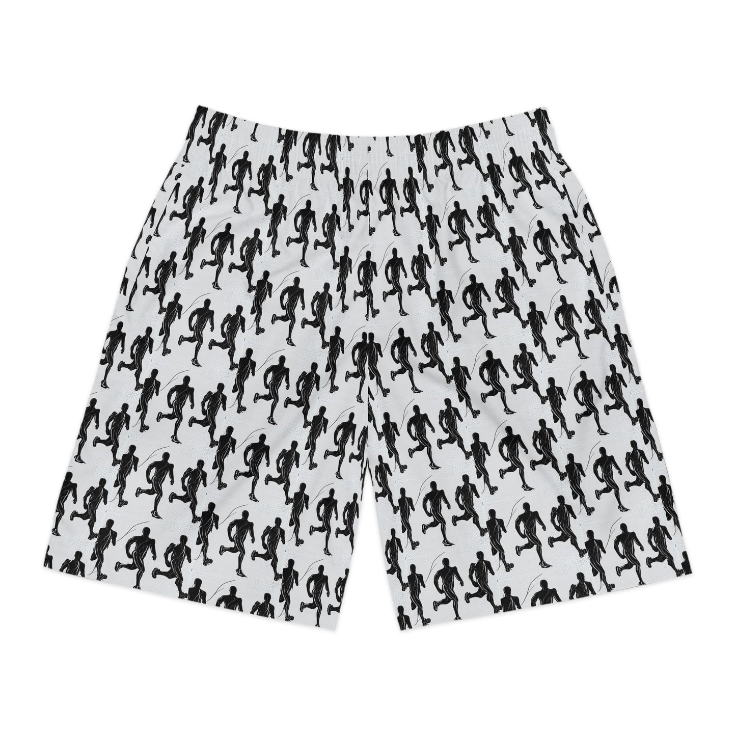 Running Men Pattern - Men's Jogger Shorts