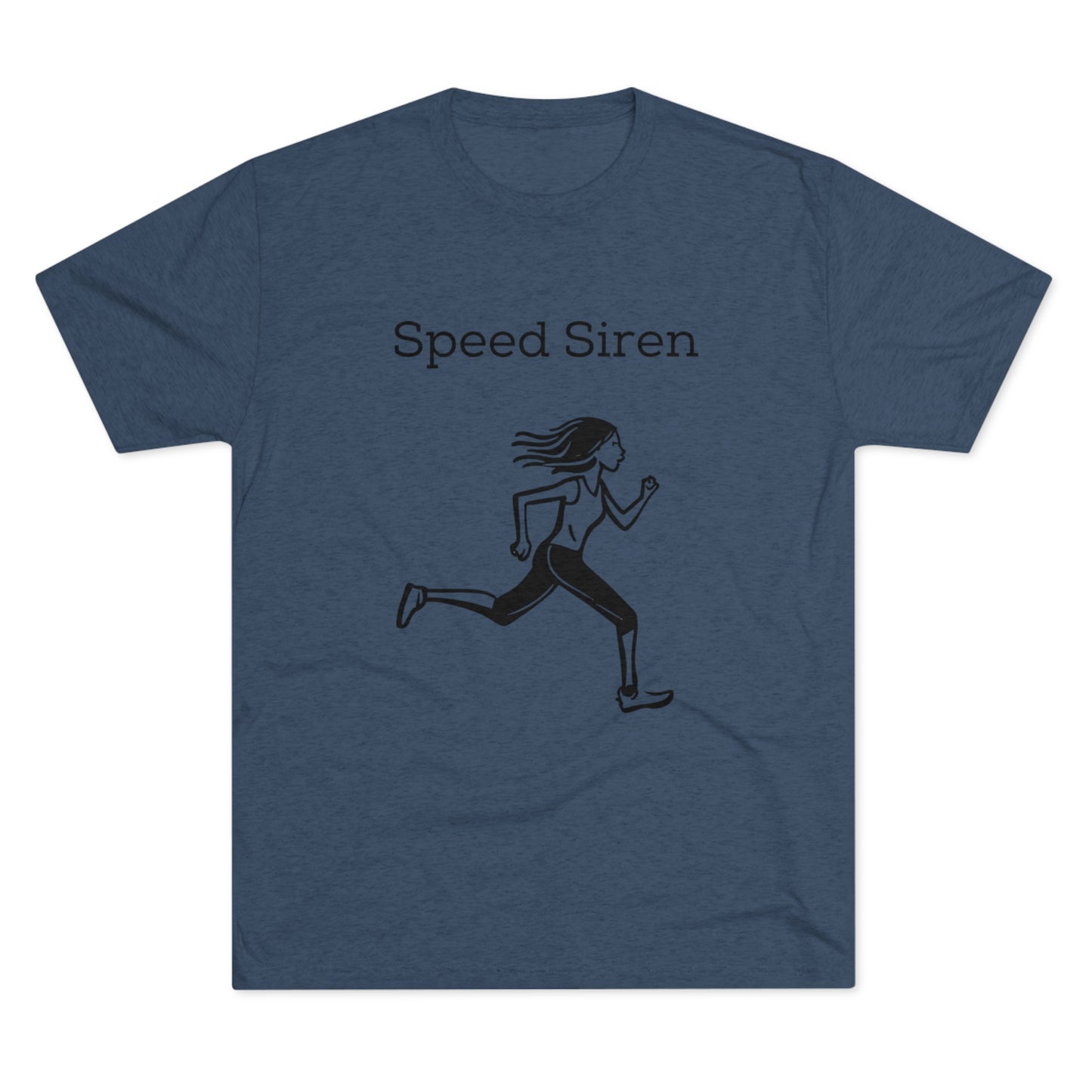Speed Siren - Tri-Blend Crew Tee