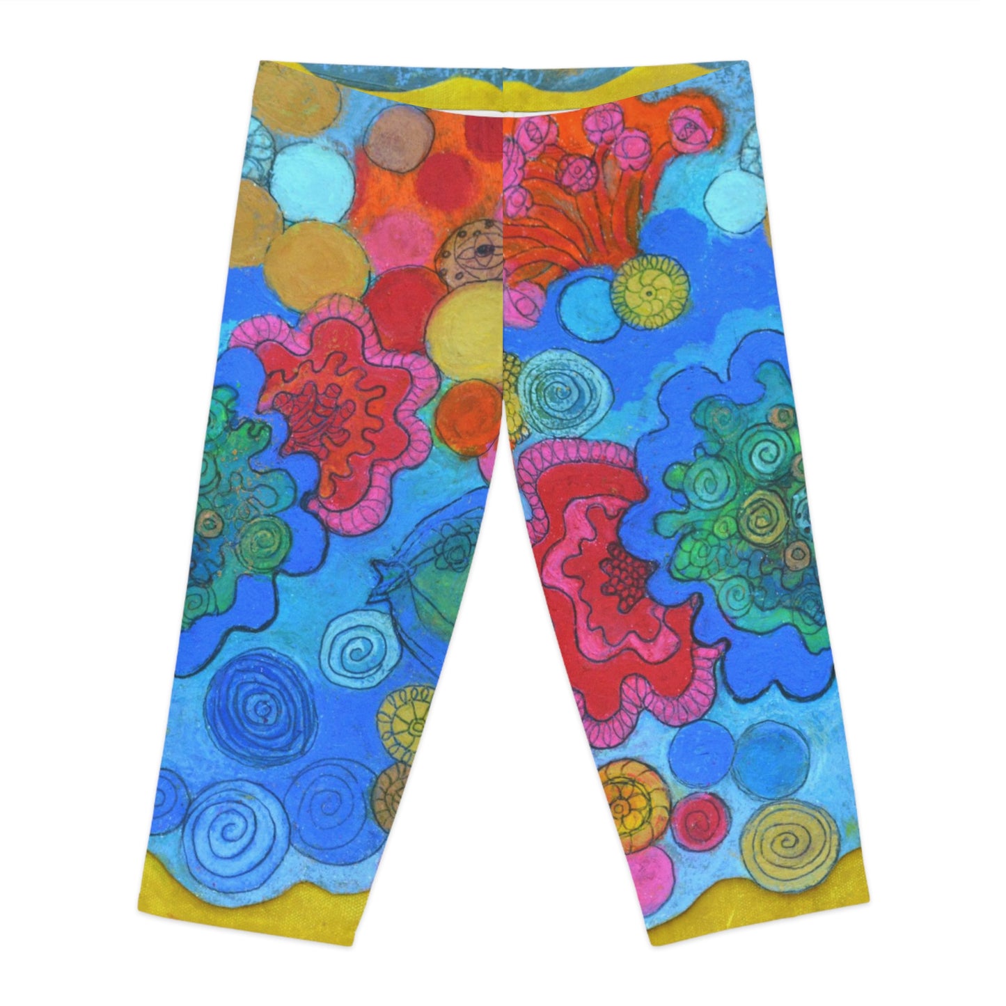 Coral - Capri Leggings